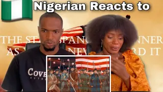 Nigeria Siblings Reacts to - Star Spangled Banner As You’ve Never Heard It | FIRST TIME REACTION 😭