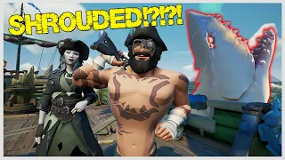 SHROUDED GHOST?!?! Completing the 'Shrouded Deep' Adventure in a FAMILY alliance! - Sea of Thieves!