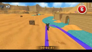 23 DETIK SPEEDRUN MISI KEBANJIRAN DI PADANG PASIR GAME SUPER BEAR ADVENTURE