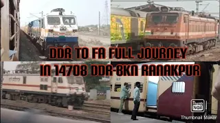 Dadar (Mumbai) To Falna Full Journey in 14708 DDR-BKN Ranakpur Express