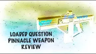 LOADED QUESTION PINNACLE FUSION RIFLE REVIEW | Vanguard Pinnacle Weapon | Destiny 2 Penumbra DLC