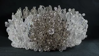 DIY Wedding Crystal Crown