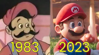 Evolution of Mario in Movies & TV (1983-2023)