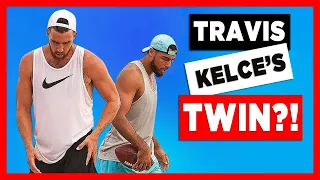 Friends TRAVIS KELCE and ROSS TRAVIS have FANS SEEING DOUBLE at TAYLOR SWIFT's Sidney ERAS SHOW!!!