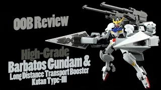 481 - HGIBO Gundam Barbatos and Long Distance Transport Booster Kutan Type-III (OOB Review)