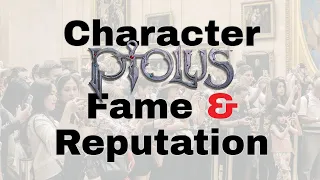 Ptolus Character Fame & Reputation : Your PCs will become known in the City by the Spire