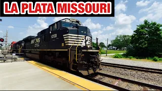 Railfanning in La Plata, Missouri for railroad days!