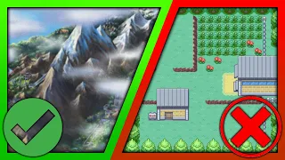 The Best and Worst Areas in Every Pokemon Region (Kanto - Sinnoh)