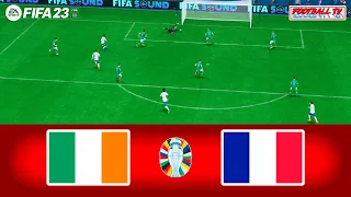 FIFA 23 | IRELAND vs FRANCE - UEFA EURO 2024 QUALIFIER | Full Match | PC Gameplay [4K]