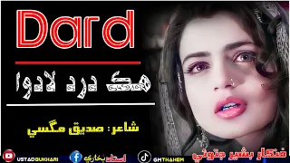 Hk Dard la Dawa Dahi || Singer Bashir Jatoi songs || Sindhi sad song 2023 || Sadiq Magis