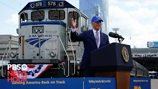 WATCH LIVE: Biden delivers remarks on  Amtrak and passenger rail during visit to Delaware