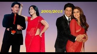 SRKajol -on stage then and now