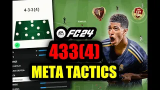 The BEST 433(4) Custom Tactics to Attack in EA FC 24 w/ 85+ x3 pack🤠