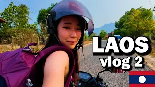 24yo Life Documentary // Solo Travel in Vang Vieng, Laos, bumpy roads and beautiful nature -ep.2