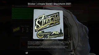 S1mple GOLD STICKER is just INSANE! - NAVI autographs showcase