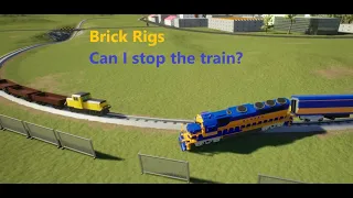 Brick Rigs - Is it possible to stop the train?