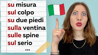 10 Espressioni italiane con la Preposizione «SU» che Devi Ricordare SEMPRE per CAPIRE i madrelingua