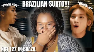 BRAZILIAN WATCHES NCT 127 HAVING CHURRASCO & WINE IN BRAZIL!😋| ❮OLÁ, ¡HOLA!❯ EP.1 | KPOP REACTION