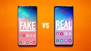Real vs Fake Galaxy S10/S10 Plus!