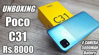 Poco C31 Unboxing - New Budget King ?