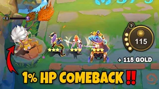 1% Hp Comeback, 3 STAR LEGENDARY GORD | Meta Vale Skill 2 “New Update” Magic chess 2024