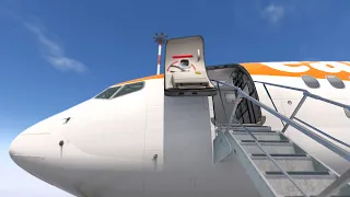 X-PLANE 11, XENVIRO,TRAFFIC GLOBAL, ZIBO,  EASYJET, AMSTERDAM TO RENNES CRAZY RUNWAY