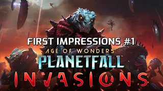 Age of Wonders: Planetfall - Invasions / First Impressions Gameplay Part #1