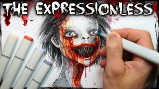 "The Expressionless" Creepypasta (Speedpaint) Story + Drawing