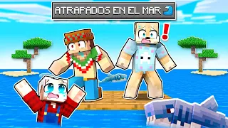 ¡ESTAMOS ATRAPADOS en un OCEANO MUY PELIGROSO! 🌊😨 MINECRAFT con SILVIOGAMER