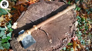 Primitive Slate Tomahawk : Stone Age Survival tool and fighting weapon!