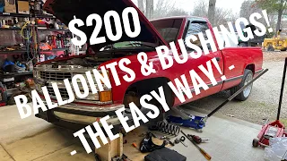 Replacing Control Arms, Ball Joints & Bushings on my ‘94 Silverado OBS