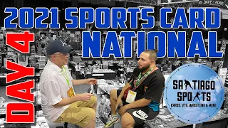 THE BIGGEST DAY AT THE NATIONAL CARD SHOW ! DAY 4 SATURDAY VLOG | Santiago Sports