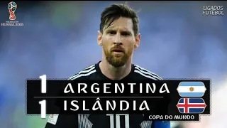 Argentina 1 X 1 Islandia - Melhores momentos -Copa do Mundo 2018