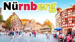 Nürnberg City Germany 🇩🇪 Walking tour, 4k video