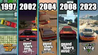 Evolution of Car Driving in GTA Games 1997-2023 (Evolution of Grand Thef Auto)