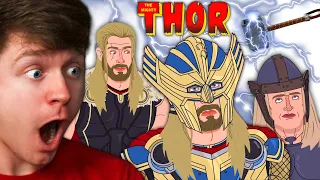 Reacting to the EVOLUTION of THOR!