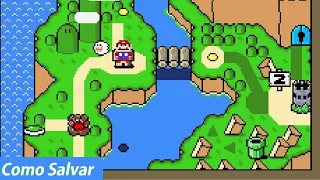 Como salvar o progresso do jogo em Super Mario World