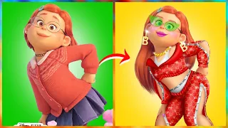 Turning Red: Mei Glow Up Into Rich Kid - Cartoon Character Transformation