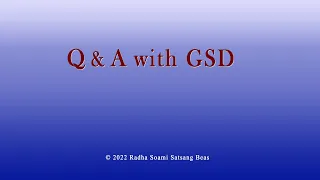 Q & A with GSD 104 Eng/Hin/Punj