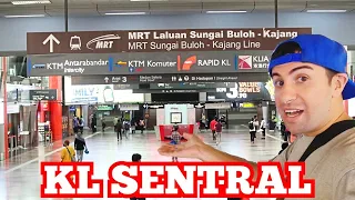 KL Sentral MALAYSIA'S Largest Transport Hub | Kuala Lumpur's Main Station Tour & Info 🇲🇾✈️🚄
