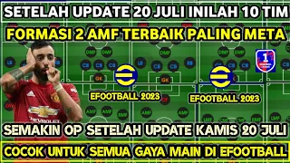 INILAH 10 FORMASI 2 AMF TERBAIK PALING META DI EFOOTBALL 2023 COCOK UNTUK SEMUA GAYA MAIN TIM