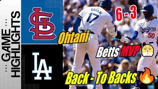 Dodgers vs Cardinals [Highlights Shohei Ohtani Back To - Backs] 03/29/24 | MLB Highlights