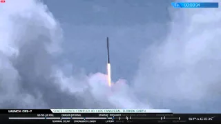 SpaceX   CRS 7 Launch explosion