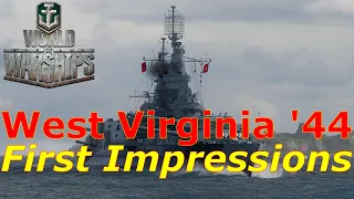 World of Warships- West Virginia '44 First Impressions: The Doom Turtle Comes Forth