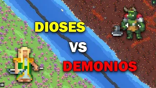 Isla de Dioses vs Isla de Demonios - WorldBox