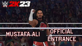 WWE 2K23 Mustafa Ali Full Official Entrance!