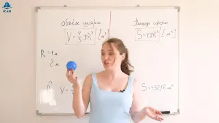 Объём шара и площадь сферы · Алгебра Геометрия Математика 6 класс