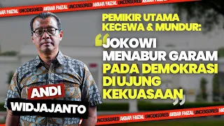 PEMIKIR UTAMA KECEWA & MUNDUR: "JOKOWI MENABUR GARAM PADA DEMOKRASI DI UJUNG KEKUASAAN"