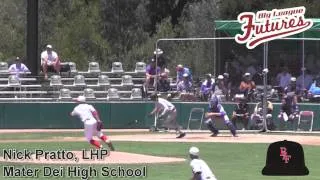 Nick Pratto Prospect Video, LHP, Mater Dei High School Class of 2017 @ACbaseballgames Brewers Tryout