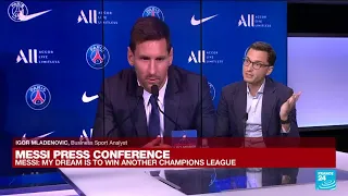 Football: 'Lionel Messi 'extremely happy' after joining PSG • FRANCE 24 English